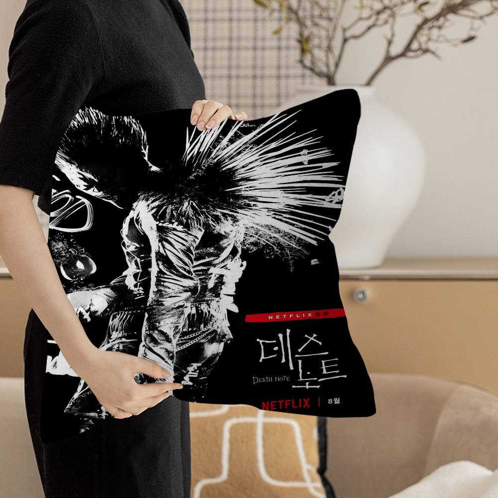 Death Note Anime Pillow Anime Pillow Sofa Bed Head Pillow Cover Cushion Cover 45x45 Cm Fashion