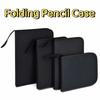 Large Capacity Folding Pencil Case 36/48/72/120 Holes Pen Curtain  Kid Gift