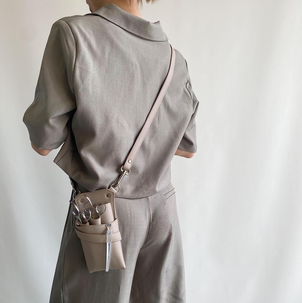 DEEDS Latina 372 Scissor Holds Made in Japan by a Japanese Scissor Case Ideal for and No. Case, Greige, 3-5 Scissors, DEEDS, Manufacturer.