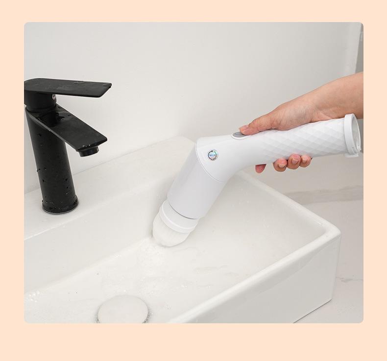 Telescopic Electric Rotating Elbow Cleaning Brush for Bathrooms