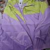 Women's Purple Hooded Windbreaker Fashionable Casual Jacket Premium Look Youthful and Chic Blazer
