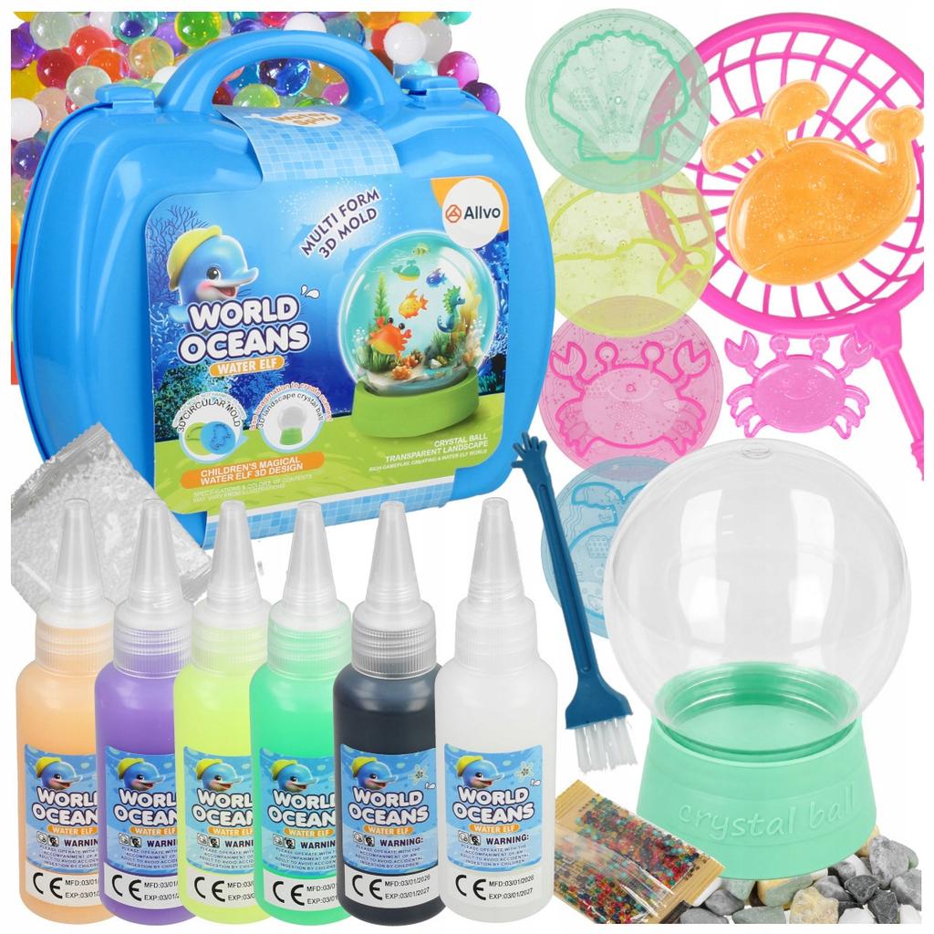 [PACZB] World Oceans Water Elf Figurine Builder Set Z3476