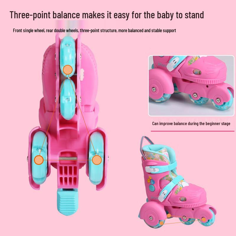 Banwei Kids Flashing Racing Inline Skates