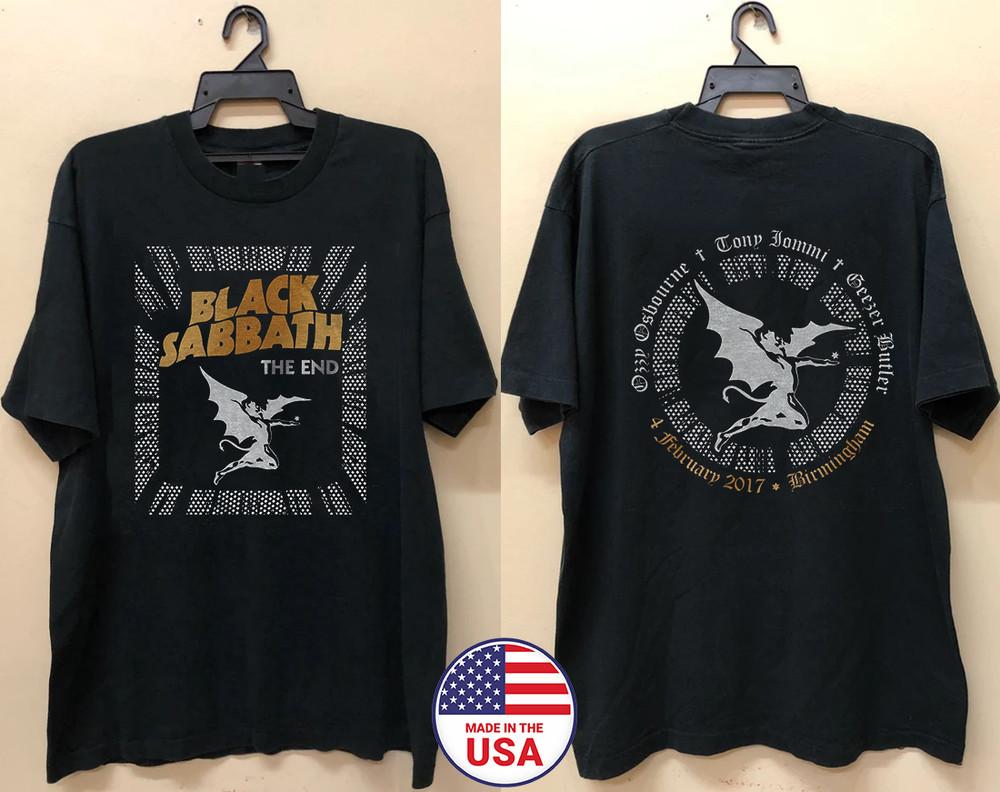 

Remake BlackSabbath Rock Band The End Demon T Shirt Full Size S-5XL FH572 Unisex T-Shirt L