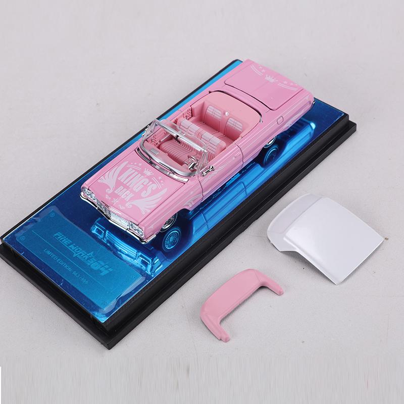 FineWorks 1:64 Chevrolet Impala Hardcover edition Open Full Door Alloy Model Car