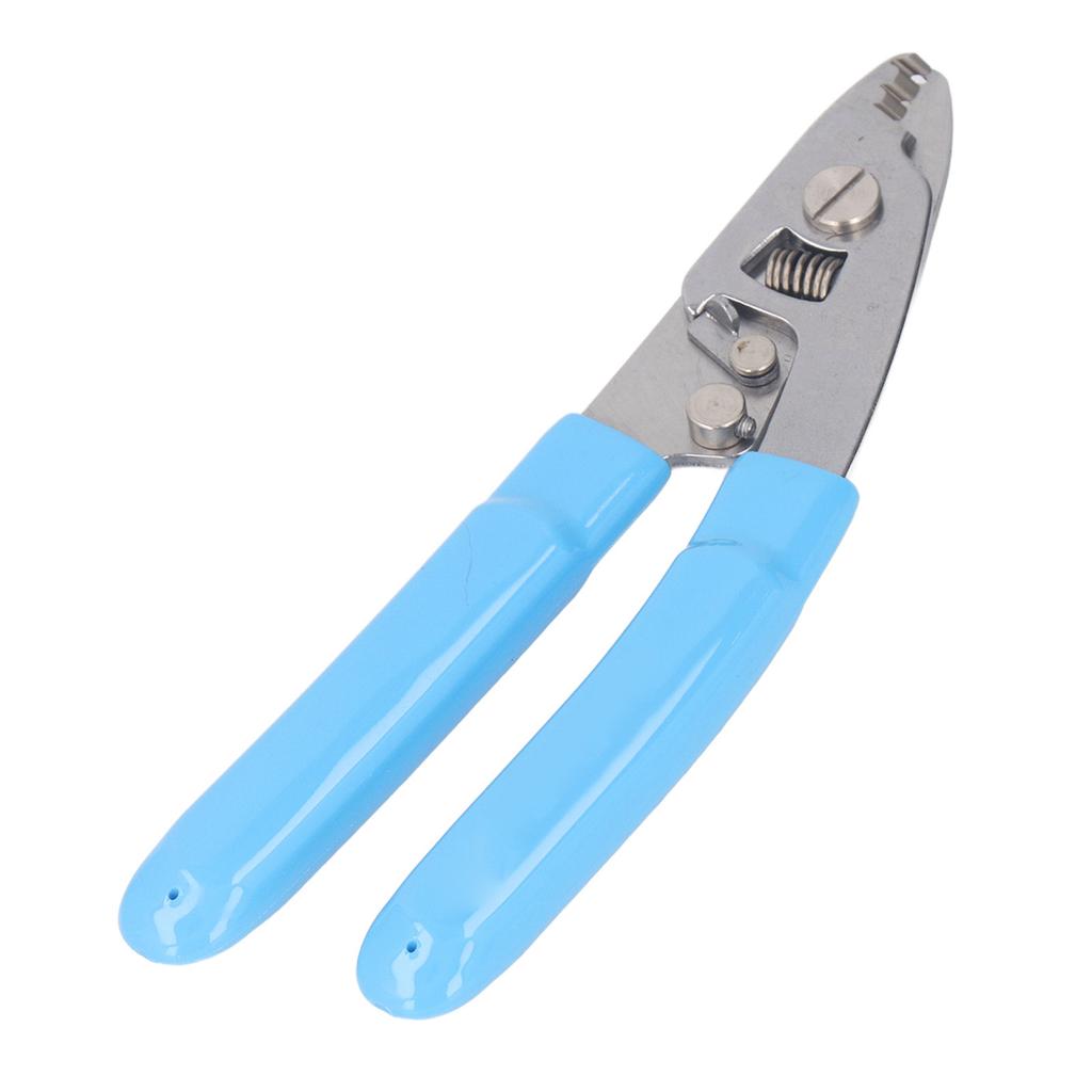 Fiber Optic Stripper 3 Hole Precise Cut Stainless Steel Wire Stripping Pliers for FTTH