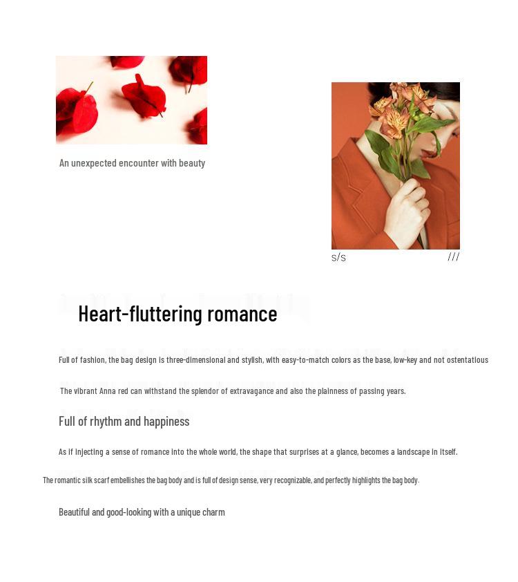 Red Square Women's Pillow Handbag - 2025 Autumn/Winter Korean Casual Shoulder Crossbody