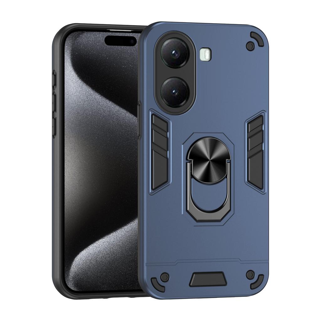 Military Armor Shockproof Case for Xiaomi Poco X7 Pro 5G Protective Cover Ring Stand Holder Fundas Coque