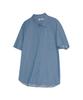 ROTEMBER Tencel Cotton Denim Half Shirt [Light Blue]