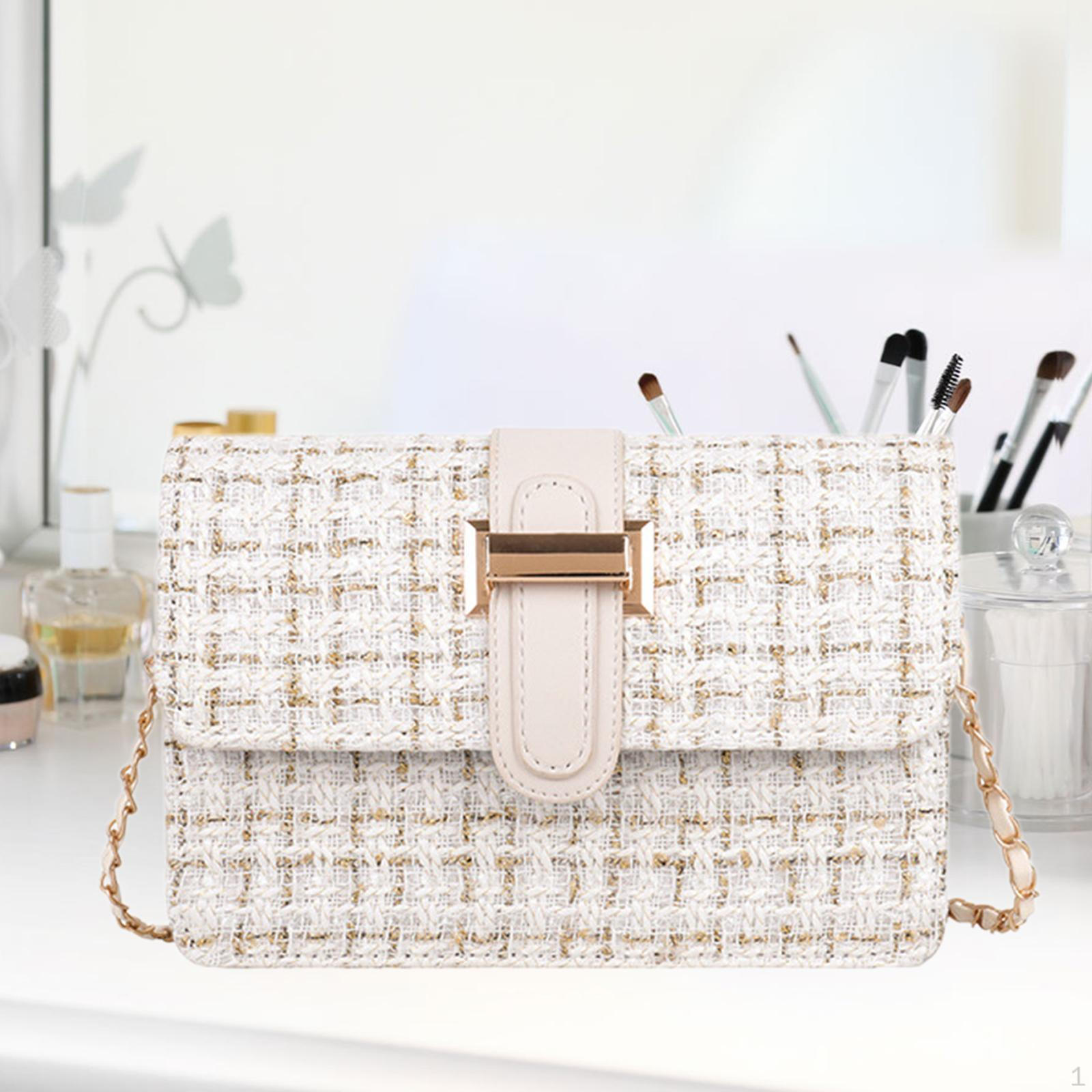 

Женская сумка через плечо с цепочкой на ремне для предметов первой необходимости, повседневная модная сумка через плечо белый