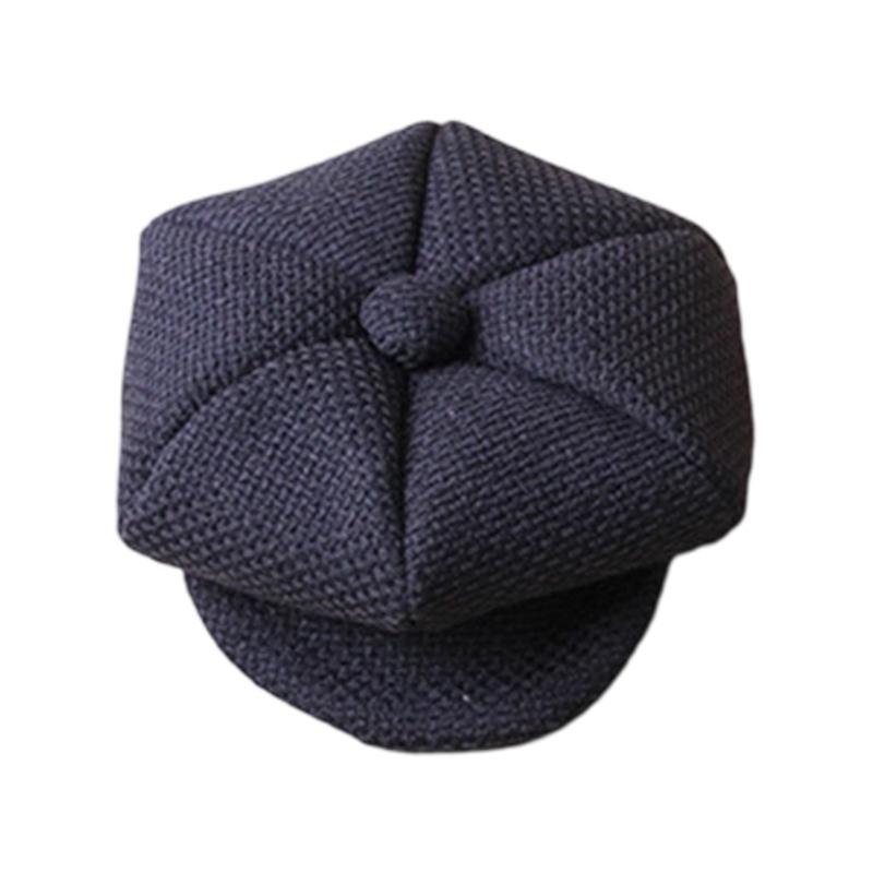 

Берет для питомца для собак и кошек Классический Мягкий Дышащий Регулируемый Костюмная Шляпа для Фотографии Питомца и Повседневной Носки S темно-синий
