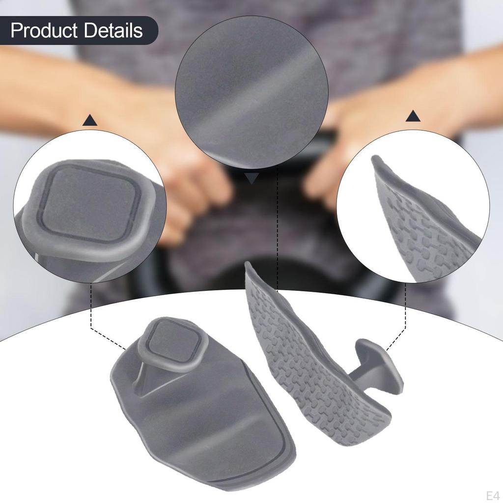 2 Pieces Gym Grips for Weight Lifting Barbell Bar Pads Nonslip Practical Hand Men Women