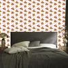 Owls Wallpaper White and Cream for Living Room and Bedroom 50x1000