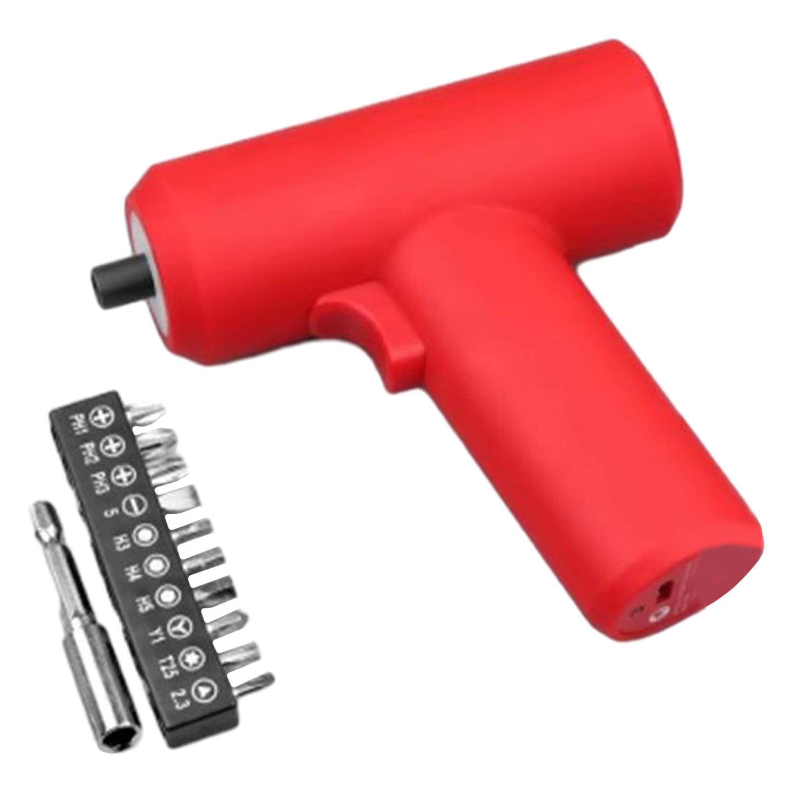 

3.6VЭлектрическая беспроводная отвертка Перезаряжаемая портативная отвертка со светодиодной подсветкой Набор отверток из 12 шт.