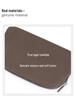 Women's Genuine Cowhide Leather Long Wallet with Phone Holder and Zipper