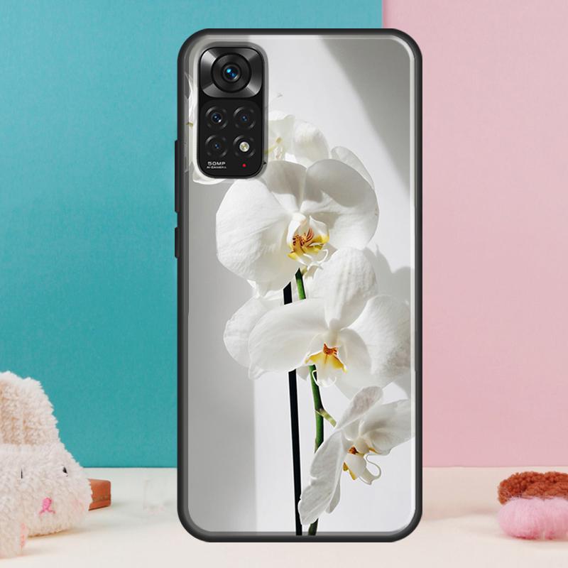 Orchid Flowers Colorful Case For Xiaomi Redmi Note 13 12 Pro 14 11 9 10 9S 10S 11S 12S Redmi 14C 13C 10C 12C Cover