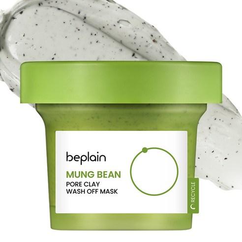 beplain Mung Bean Pore Clay Wash-Off Mask Deep Pore Cleansing & Sebum Control 120ml