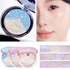 Truth Key 3 Color Mashed Highlighter Cream Facial Highlight Shimmering Brightening Glowing Skin Fine Shimmer Long-Lasting