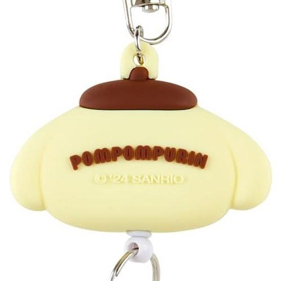 Sanrio Face-Shaped Reel Key Holder Pompompurin Mascot Purin 136.41.8cm Character 168718