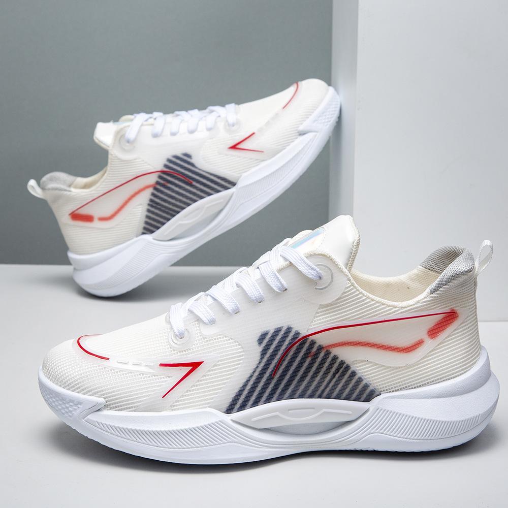 Foreign trade shoes men's thick-soled comfortable and breathable running shoes students' daily mesh color matching fashion sports shoes