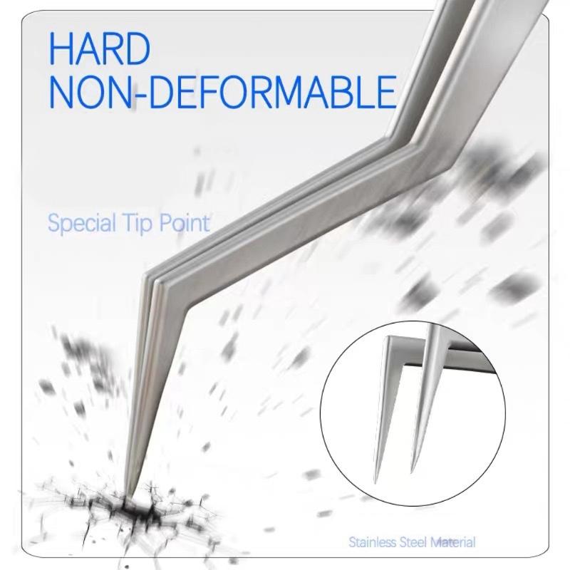 Chip Tin Positioning Tweezers Nonmagnetic Stainless Steel Anticorrosion Solder Electronics Repair Soldering Tweezers