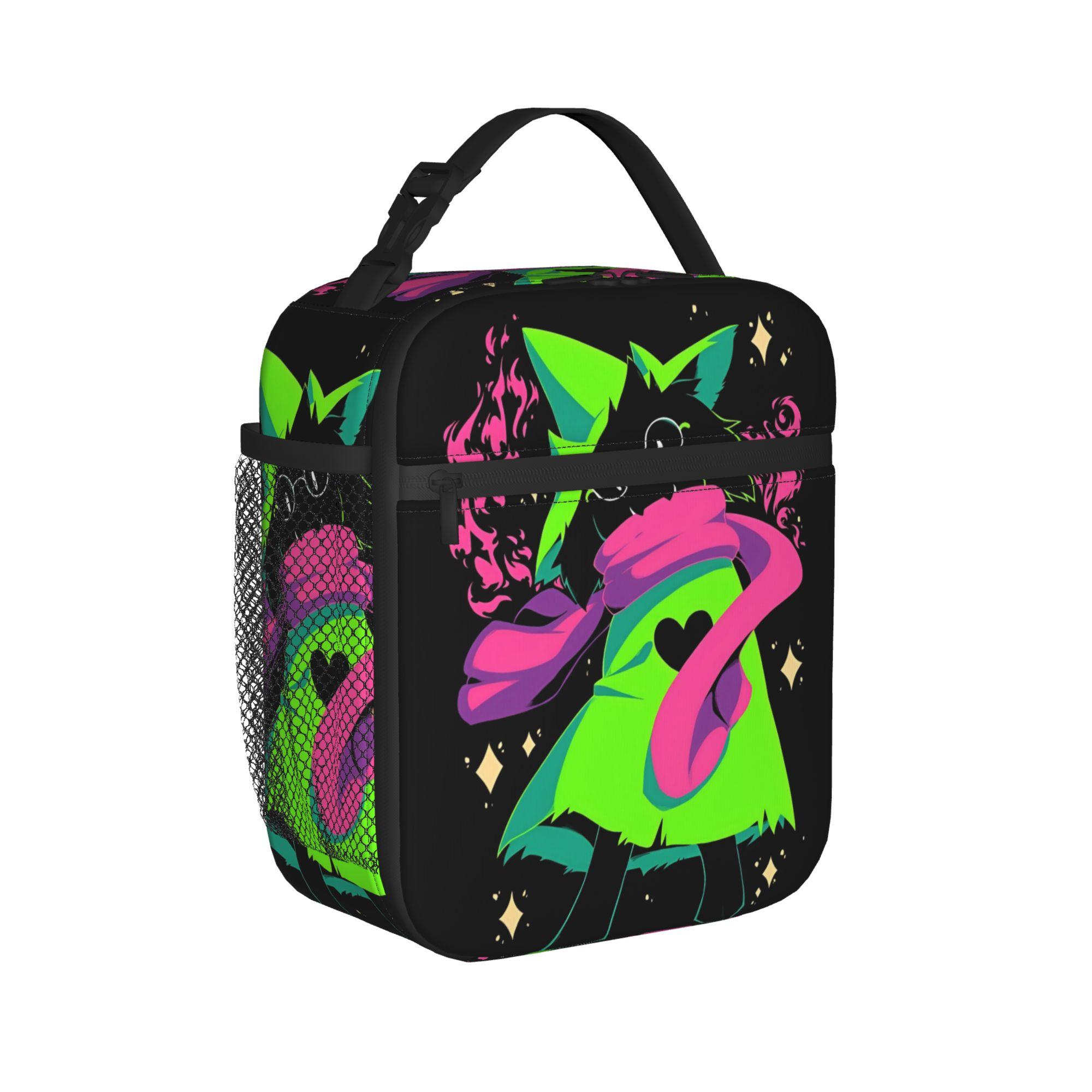 Deltarunes Ralsei Kris Susie Geïsoleerde Lunchtas Koeltas Herbruikbaar, Maaltijdcontainer Videogame Lekkend Tassen Lunchbox One Size
