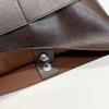 Borsa a Secchiello in PU con Tasca Frontale Grande Capacità Borsa a Spalla alla Moda