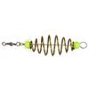 20Pcs Fishing Tackle Baits Holder Feeder Fishing Tool Fishing Spring Baits Cage Set Glowing Fishing Feeder Baits Cage