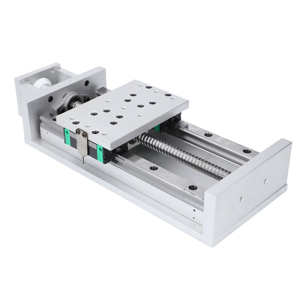 Electric Linear Rail Guide 200mm Stroke 1605 Ballscrew Linear Motion Stage Table with Limit Switch for NEMA23 Motor