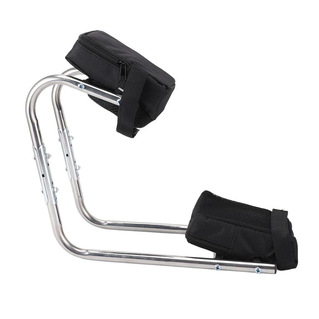 Stainless Steel Garden Kneeler Seat Multifunctional Portable Gardening Knee Seat Leg Brace For Reposition Plant Thereby Reducing