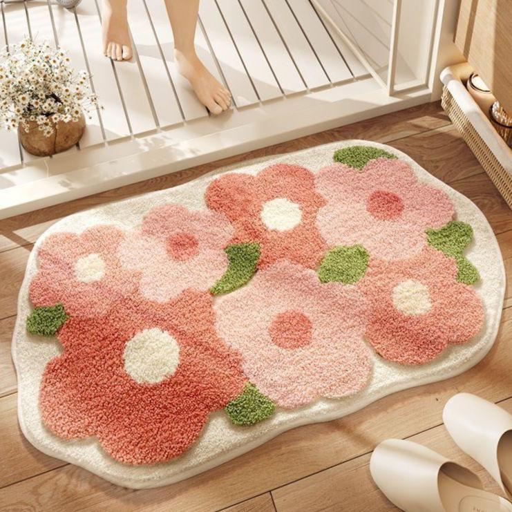 Luksusowe miękkie maty z mikrofibry Shaggy mata do kąpieli do łazienki antypoślizgowy dywan łazienkowy w toalecie chłonne futro dywan łazienkowy