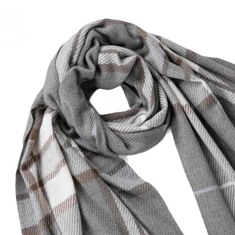 Aisiyalan Skin-Friendly Plaid Large Scarf