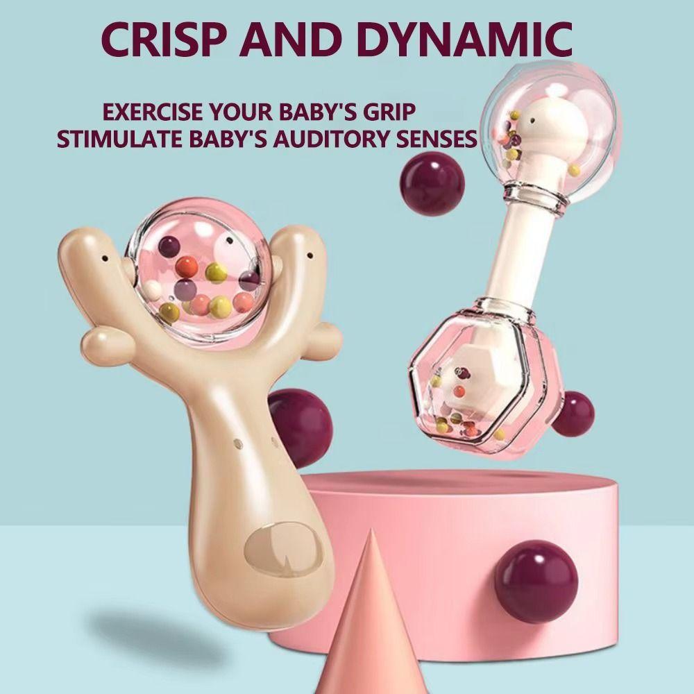 Rattle Sound Baby Hand Rattle Toys Sensory Development Baby Teething Toys  Newborn Stage