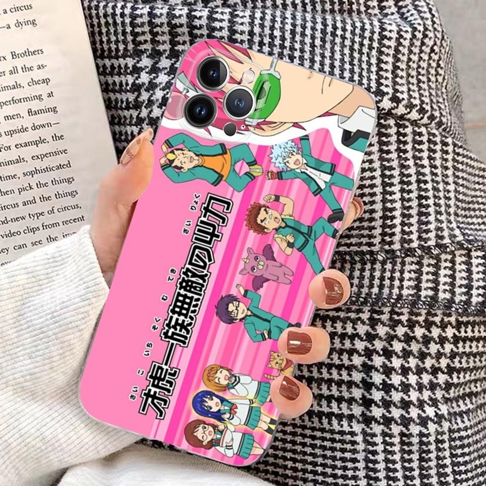 The Disastrous Life of Saiki K Phone Case for iPhone 15 8 7 6 6S Plus X SE 2020 XR XS 14 11 12 13 Mini Pro Max Mobile Case