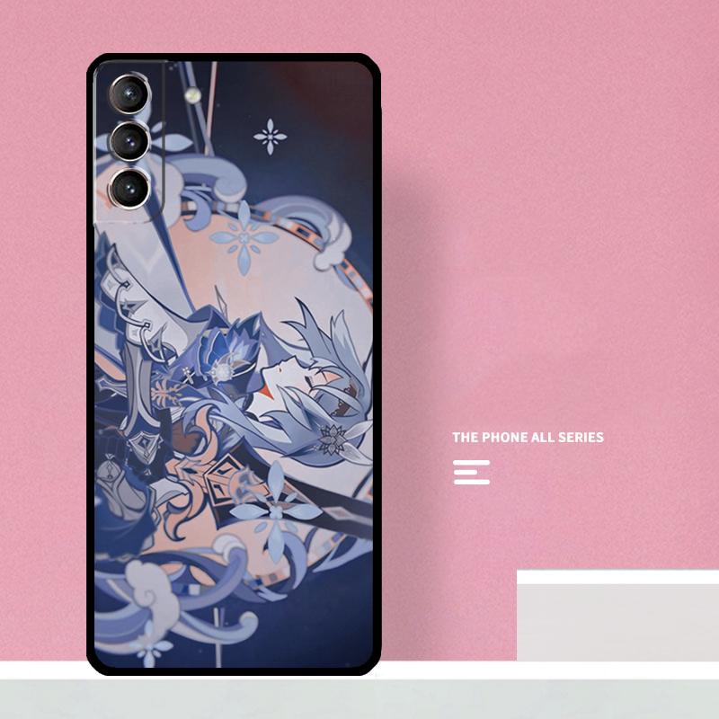 Genshin Impact Eula Phone Case For Samsung Galaxy S25 S26 Ultra S20 S21 S22 S23 S24 S10 Plus S25 FE Cover Coque