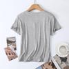2026 Women’s Slim Fit Lightweight Round Neck Tencel Short Sleeve Ice Silk Top