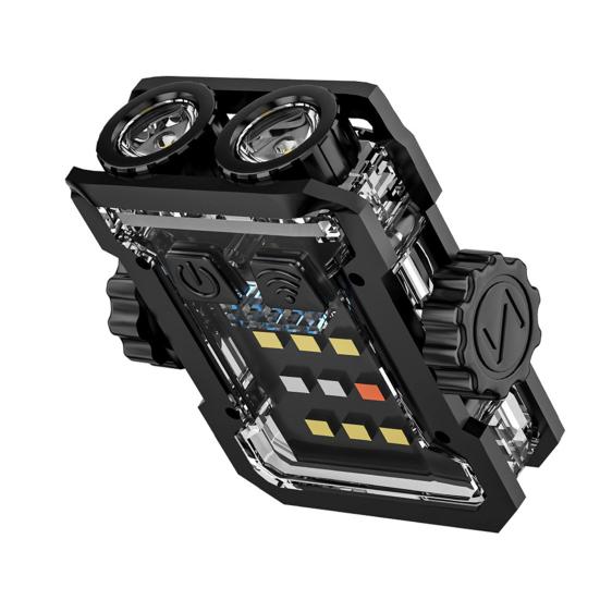 Dual LED Camping Light 600mAh USB Rechargeable 200LM Ultra Bright Flashlight Multi-function Portable Mini Outdoor Fishing Hiking Emergency Lamp