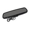 Car Rrview Mirror Monitor, 4.3 Inch Auto Dimming Car Rrview Mirror Monitor with Bracket Black Rrview Monitor for Car