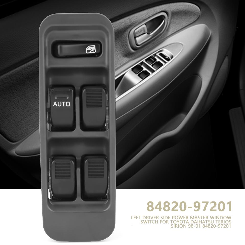 Left Driver Side Power Master Window Switch for Toyota Daihatsu Terios Sirion 98 01 84820 97201