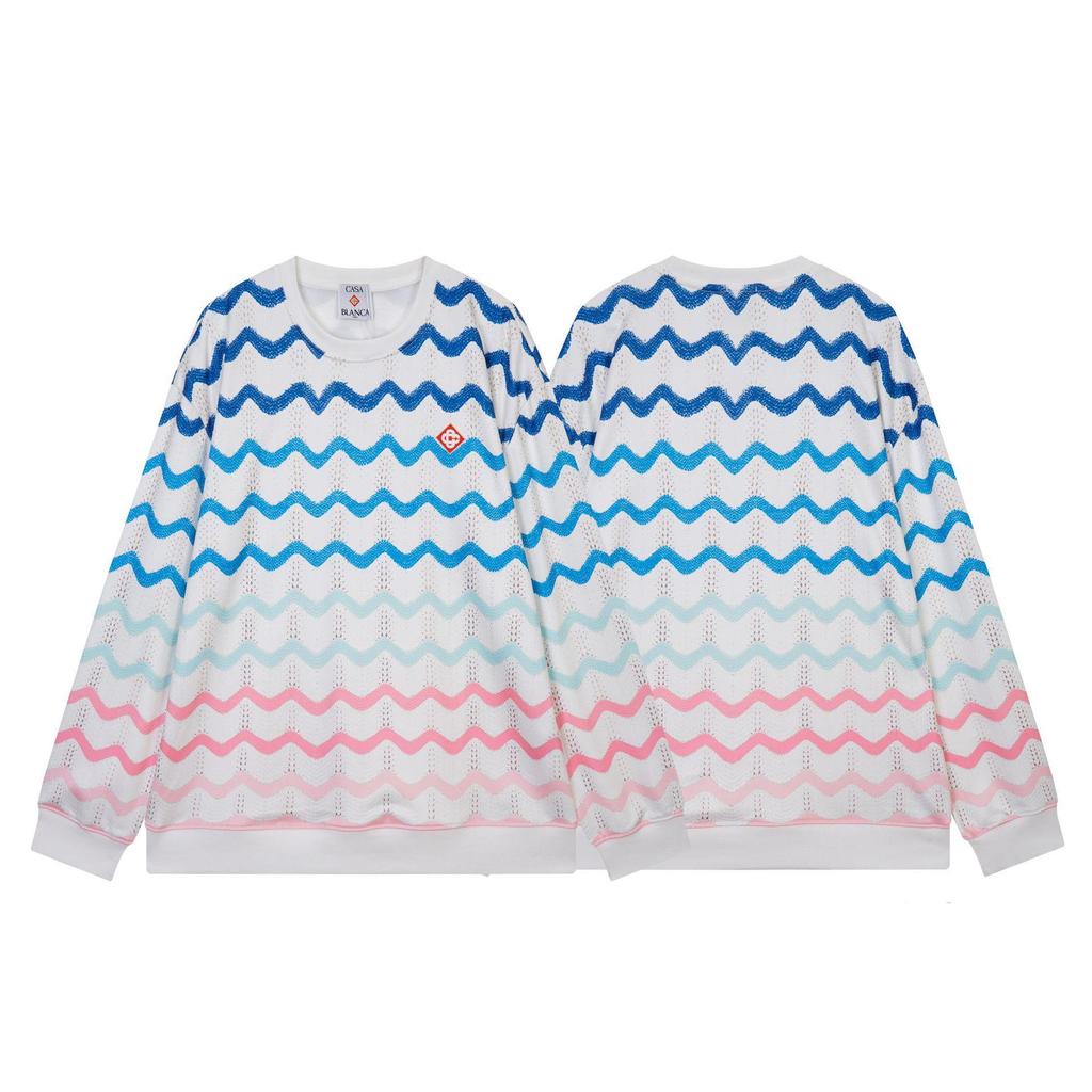 Felpa Unisex Casablanca con Stampa Logo: Maglia base trendy a girocollo per Autunno/Inverno