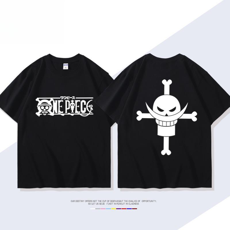 

2026 New ONE PIECE Animation Derivatives White Beard EdwardNewgate Print Tshirt Short Sleeve Tshirt Mens and Womens Tshirt M