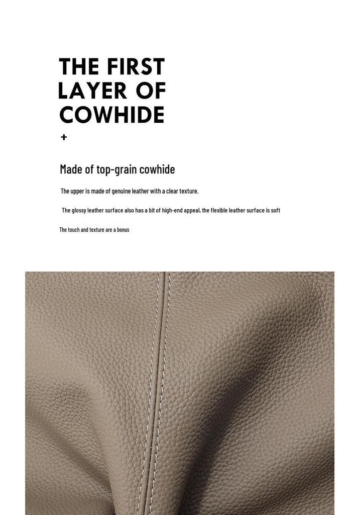 Women's Genuine Leather Large Capacity Underarm Tote Bag - Versatile, High-End Bucket Shoulder Bag for Commuting