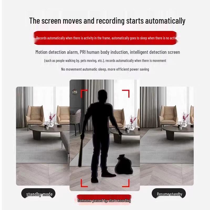 Tuqiang Cordless Home Security Camera CN plug (adapter included)