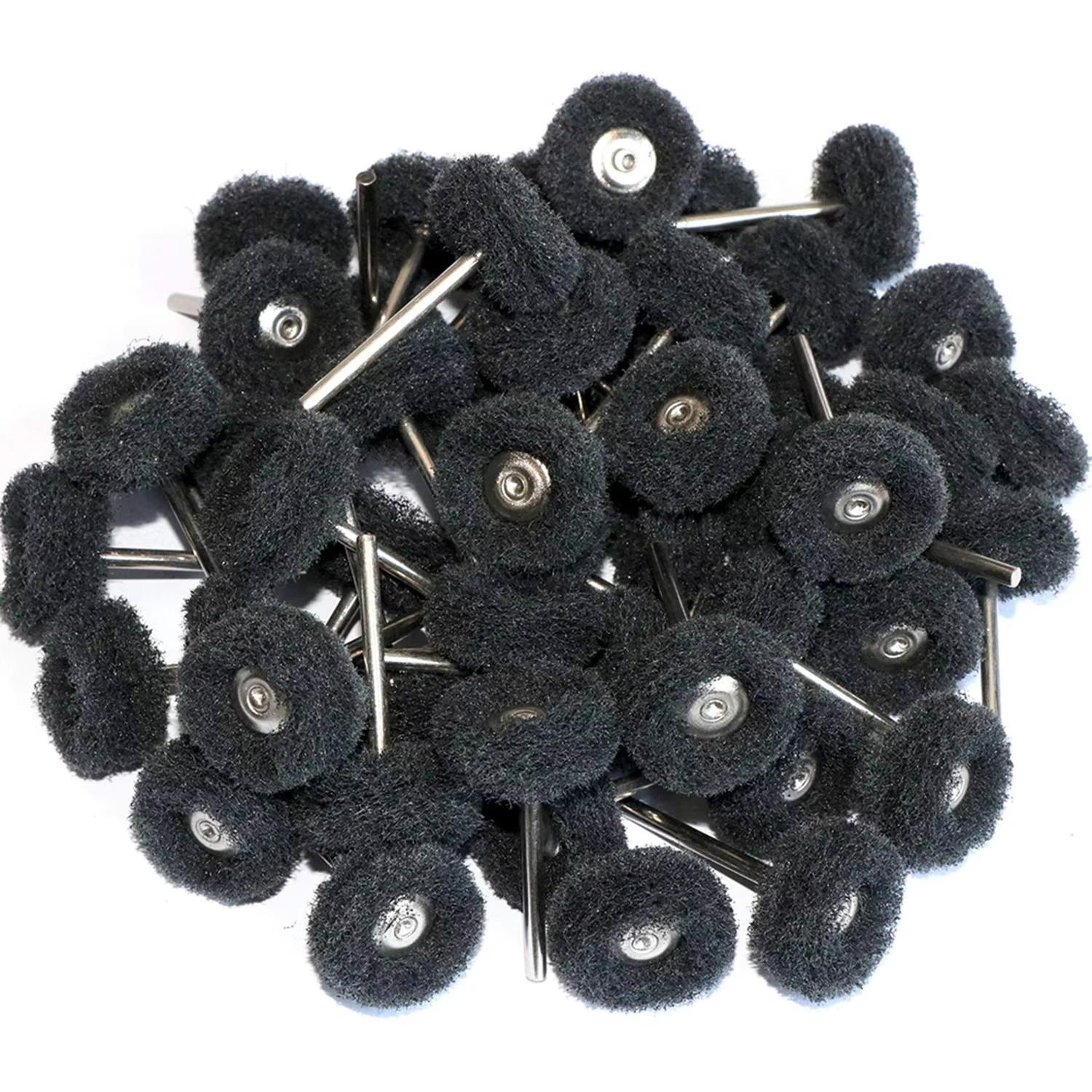 

Nylon Buffing Polishing Wheel 3mm Shank Mini Drill Abrasive Brush Single/Double-layer for Dremel Rotary Tool Accessories Single-layer&5pcs чорний