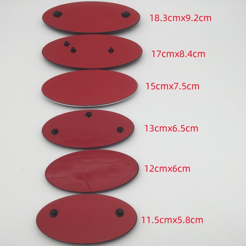 1pcs for Car Front Head Hood Bonnet Emblem Rear Tail Bumper Trunk Sticker Badge Styling 15cm 13cm 12cm 11.5cm 17cm