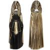 Halloween Adult Egyptian Costume Pharaoh Cleopatra Men's and Women's Ancient Greek and Roman Queen Performance Suit