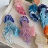 Korean Style Cartoon Animal Hair Clip Acetic Acid Cute Shark Clip Lovely Jellyfish Hair Claw  Daily