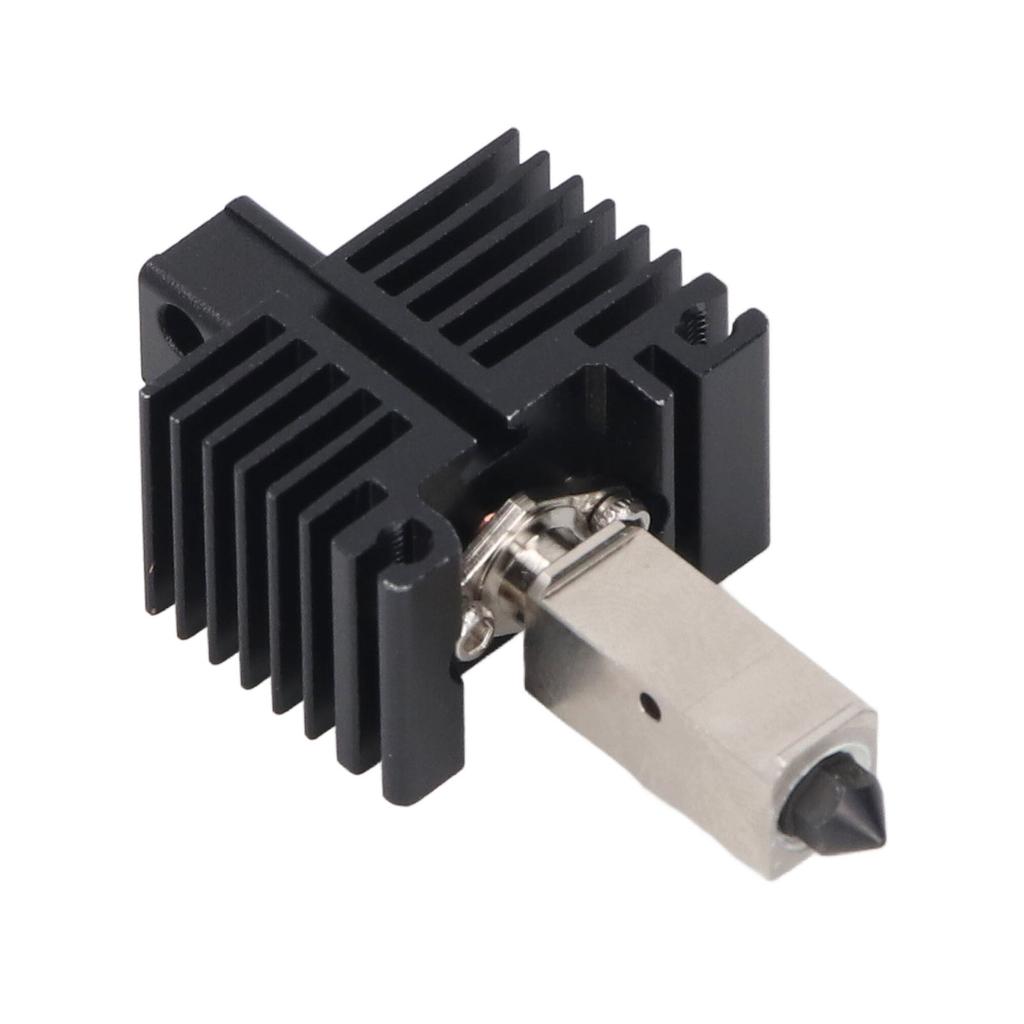 Hotend Kit 0.2mm Hardened Steel Nozzle Extruder Hot End with 2510 Fan for Bambu P1P P1S 3D Printer 0.2mm Nozzle Hotend Kit