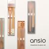 ansio Silent Antibacterial Chopsticks and Spoon with Lid and Chopstick Natural Dishwasher Made in Set, 18cm, Pull-Out Case, Wood, Gray, Safe, Japan,