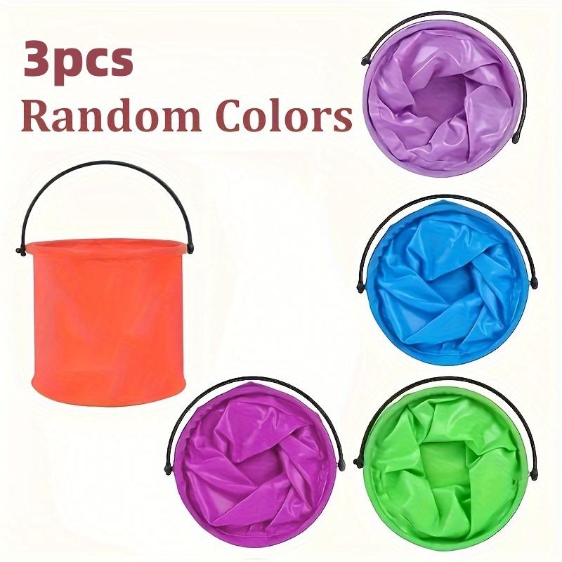 Versatile Foldable Bucket - Durable, Portable for Beach,Travel & Outdoor Adventures-Ideal for Camping, Picnics, Fishing & Hiking